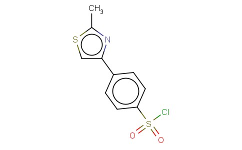 4-(2-METHYL-1,3-THIAZOL-4-YL)BENZENESULFONYL CHLORIDE